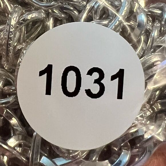 Bright Silver Layered Bib Statement Multi strand Necklace 1031 - Picture 3 of 3